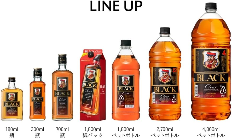 ブラックニッカ クリア ウイスキー 4000ml