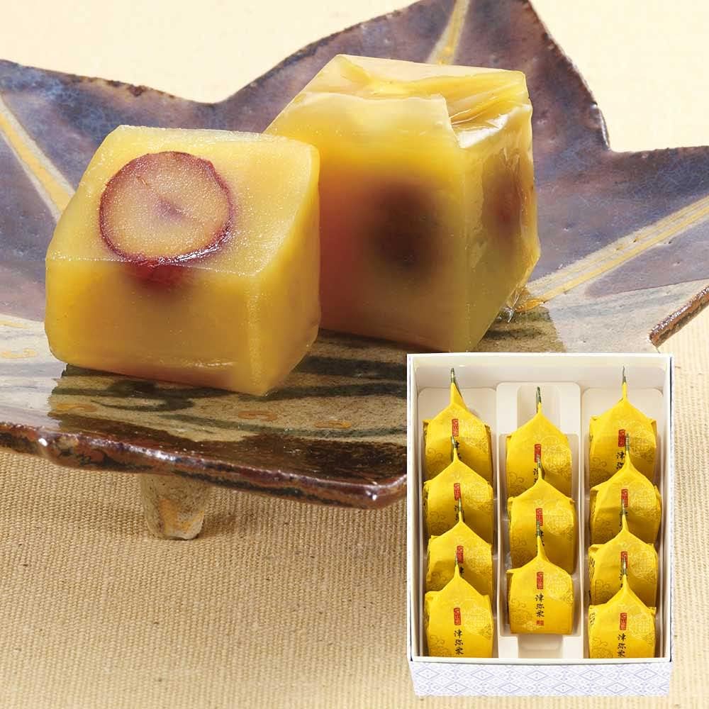 宗家 源吉兆庵 津弥栗 8個入(ギフト 和菓子 栗羊羹)