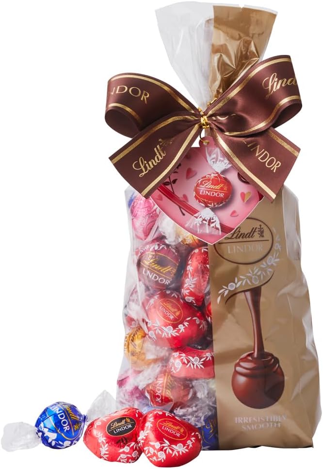 【Lindt公式】リンツ Lindt チョコレート リンドール ファミリーパック シーズナル 20個入 バレンタイン ギフト ショッピングバッグS付