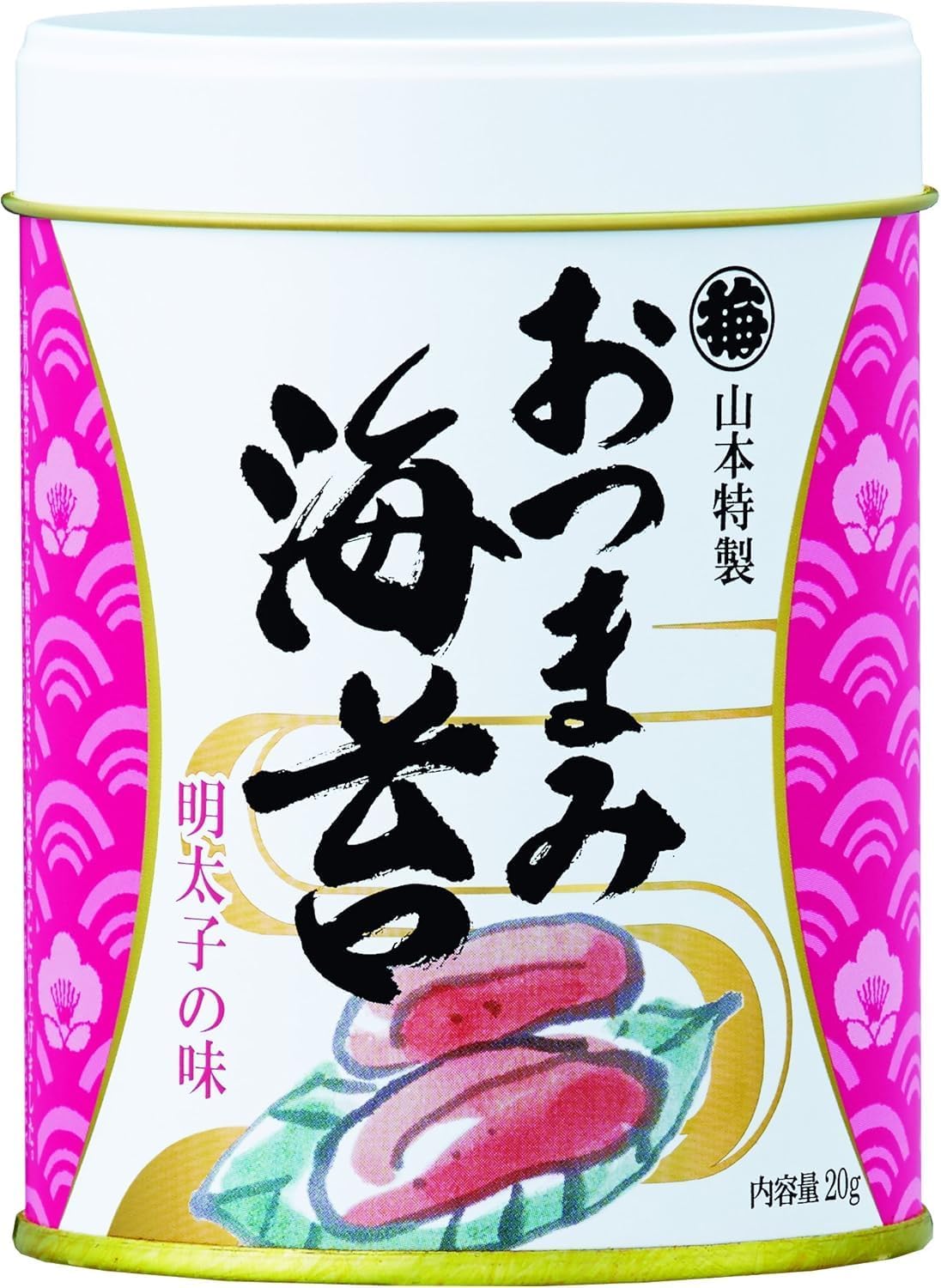 山本海苔店 味つけ海苔 おつまみ海苔【 梅/うめ 】1缶 20g 九州有明海産 国産