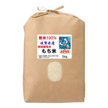 減農薬米 もち米 佐賀産 ヒヨクモチ 特別栽培米 令和7年産 5kg