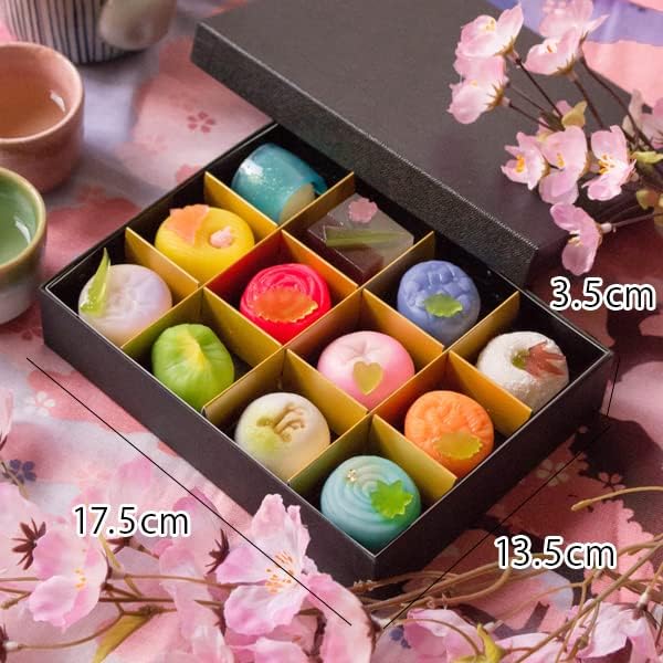 風味絶佳.山陰 母の日のプレゼント 人気 母の日ギフト スイーツ 和菓子 四季の十二撰 ひとくち上生菓子詰合せ（風呂敷包み） 春季限定 お菓子 高級 食べ物 50代 60代 70代 80代
