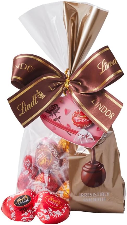 【Lindt公式】リンツ Lindt チョコレート リンドール ファミリーパック シーズナル 20個入 バレンタイン ギフト ショッピングバッグS付