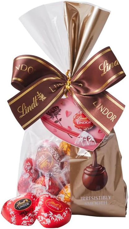 【Lindt公式】リンツ Lindt チョコレート リンドール ファミリーパック シーズナル 20個入 バレンタイン ギフト ショッピングバッグS付