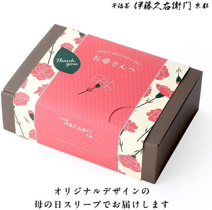 伊藤久右衛門 母の日 宇治てぃらみす (宇治抹茶 ・ ほうじ茶 ・ 玄米茶) 6個入 ティラミス 3種 アソート 花柄パッケージ 花模様 ギフト カーネーション柄 プレゼント 感謝 スイーツ 50代 60代 70代 お菓子