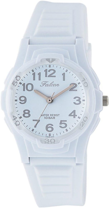 [シチズン Q&Q] 腕時計 アナログ 防水 ウレタンベルト VS08-002 メンズ ホワイト