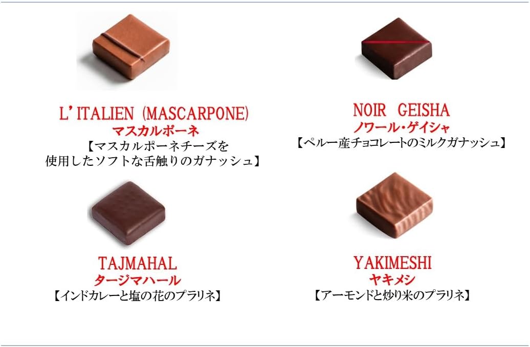 エドワート EDWART フランス パリ 直輸入 ボンボンショコラ 16個 手提げ袋付き 2026年 プレゼント ギフト バレンタイン ホワイトデー 高級 チョコレート