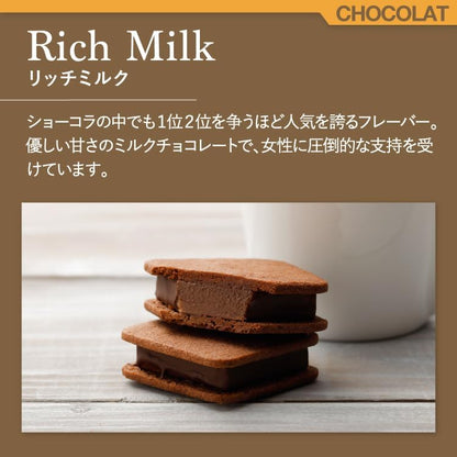 VANILLABEANS (バニラビーンズ) ショーコラ カカオバウム BOX セット/チョコレート ギフト お菓子 ホワイトデー (手提げ袋付き 個包装) 詰め合わせ プレゼント 手土産 ご褒美 スイーツ チョコ チョコサンド バウムクーヘン