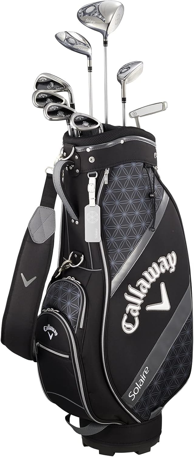 キャロウェイ (Callaway) クラブセット レディース SOLAIRE (8本セット, キャディバック, ヘッドカバー 付き)