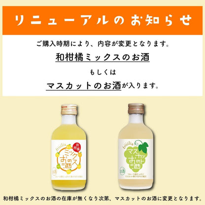 中埜酒造 國盛 高果汁リキュール 飲み比べセットNo3 [ リキュール 7度 日本 愛知県 300ml×6本 ビン ギフトBOX入り ]