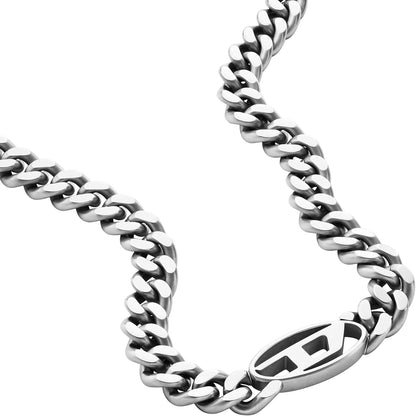 Diesel（ディーゼル）ステンレス製チェーンネックレス メンズ