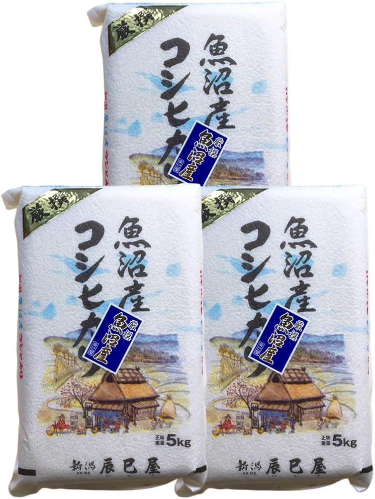 [精米] 新潟県産 北魚沼産 (旧広瀬・守門村) コシヒカリ 5kg 白米 新潟辰巳屋 令和7年産