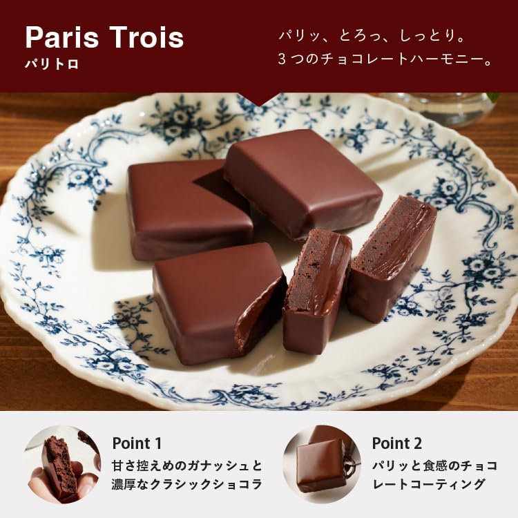 VANILLABEANS (バニラビーンズ) ショーコラ & パリトロ セット チョコレート ギフト お菓子 バレンタイン バレンタインデー (手提げ袋付き 個包装) 詰め合わせ 菓子折り お返し プレゼント 手土産 ご褒美 スイーツ チョコサンド