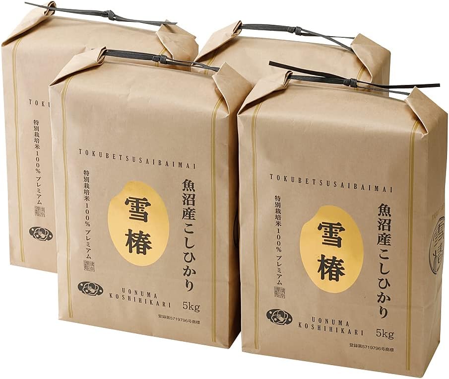 令和7年産 魚沼産コシヒカリ「雪椿」 5㎏ 特別栽培米 極上 ミシュラン店御用達 減農薬栽培【雪椿米 5㎏】