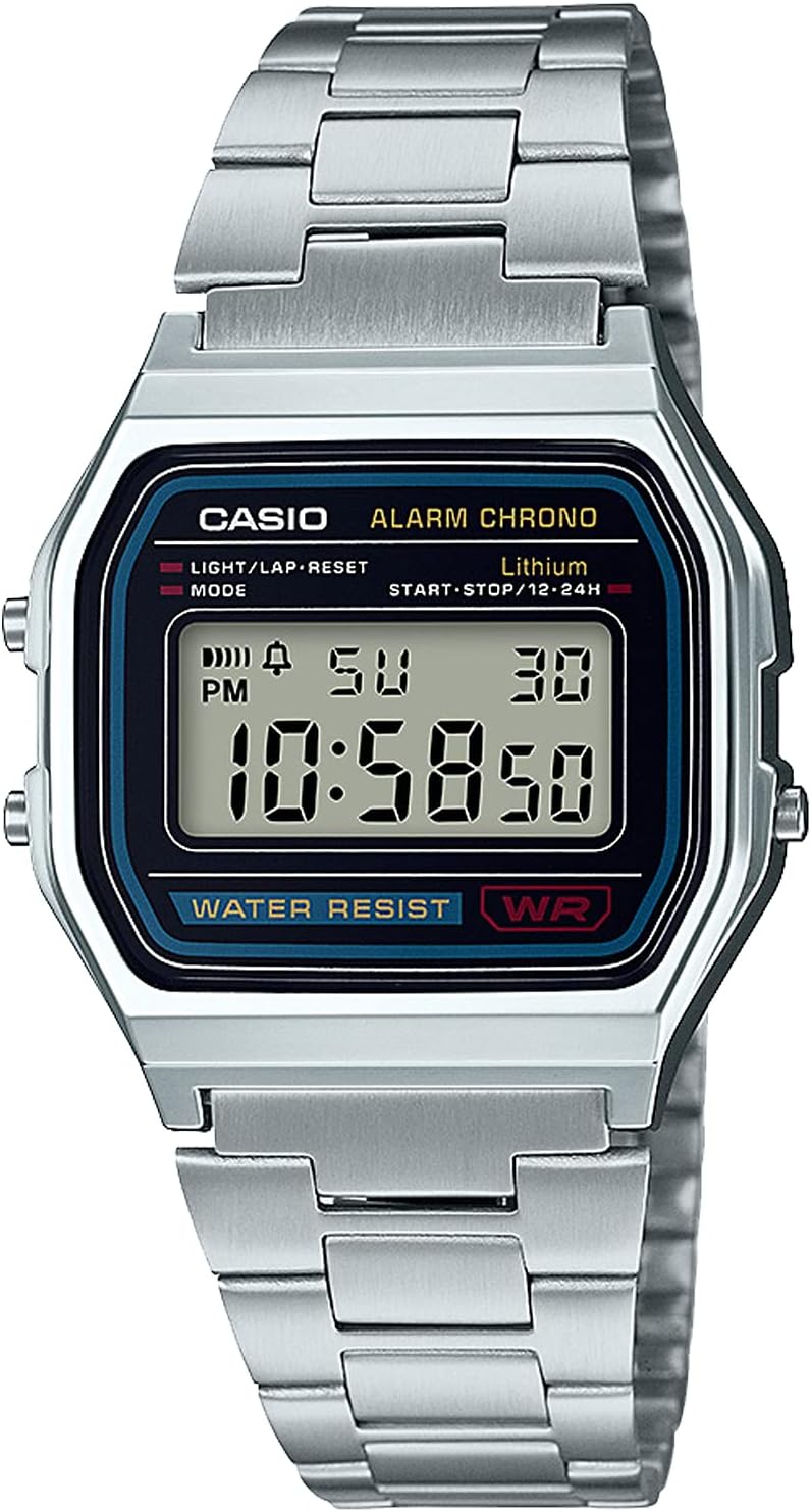 カシオ 腕時計 カシオ コレクション A158WA-1JH メンズ シルバー