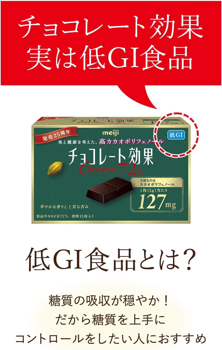 チョコレート効果 明治 カカオ72%大容量ボックス 1kg