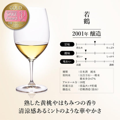 高級 日本酒 ギフト 1996年 2001年 長期熟成 ヴィンテージ 希少古酒 飲み比べセット 25年以上熟成 古昔の美酒 人気 誕生日 プレゼント 贈答品 御礼 感謝 180ml×2銘柄 (熨斗：Thank You)