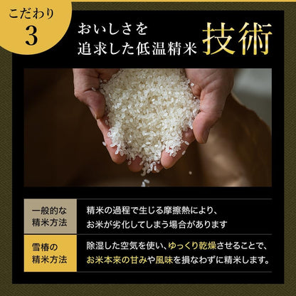 令和7年産 魚沼産コシヒカリ「雪椿」 5㎏ 特別栽培米 極上 ミシュラン店御用達 減農薬栽培【雪椿米 5㎏】