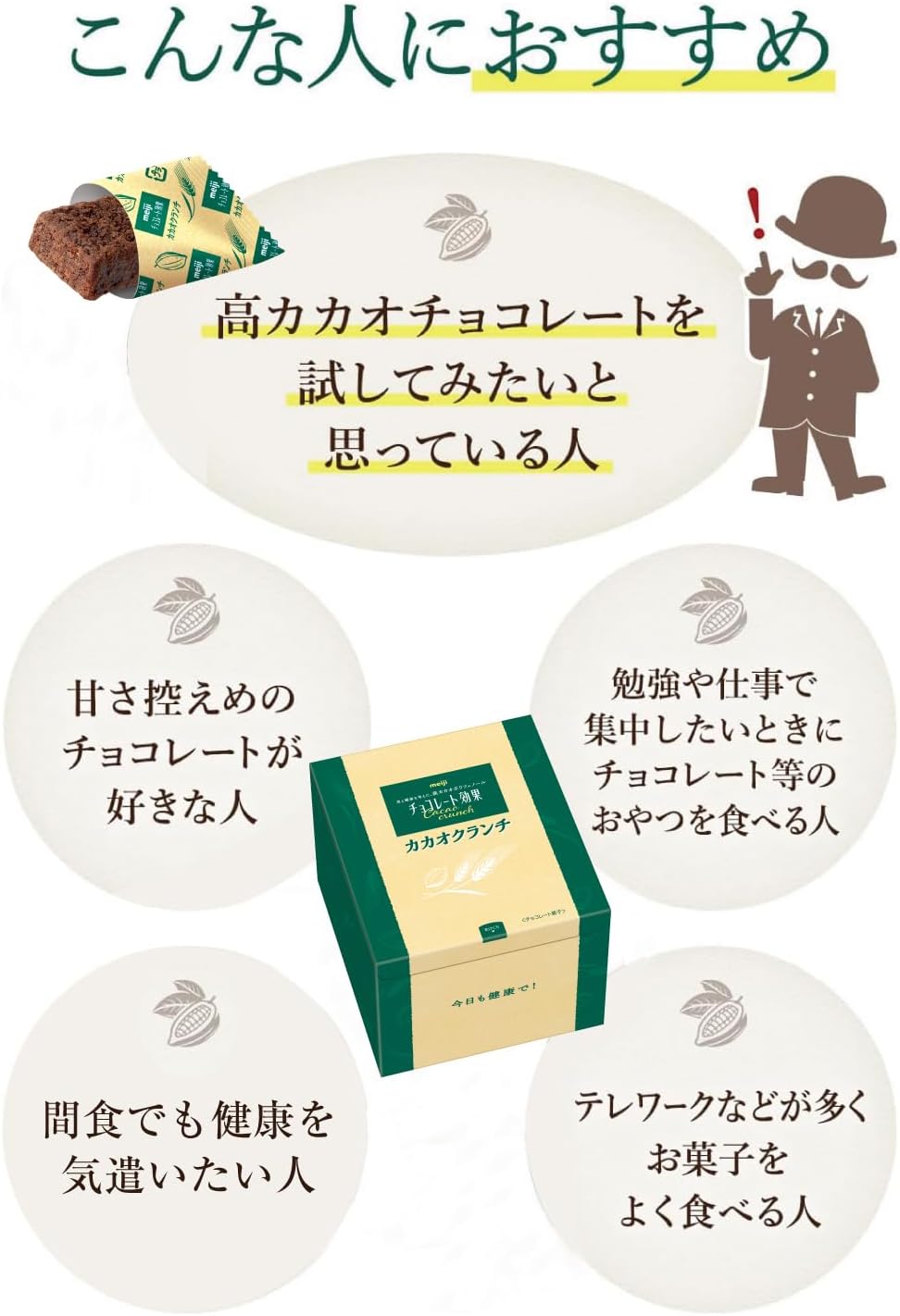 チョコレート効果 明治 カカオ72%大容量ボックス 1kg