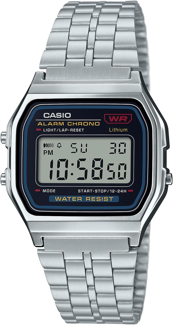 カシオ 腕時計 カシオ コレクション A158WA-1JH メンズ シルバー