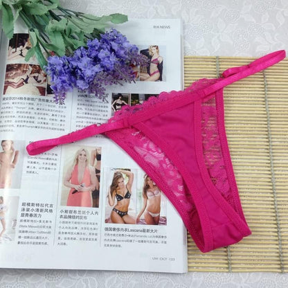 フラワーライフ セクシーショーツ Tバック 紐パン セクシー ランジェリー レース
