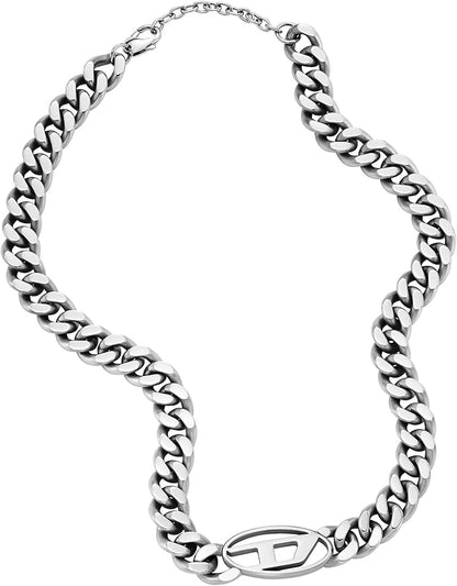Diesel（ディーゼル）ステンレス製チェーンネックレス メンズ