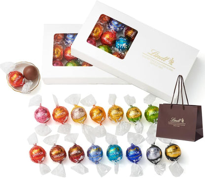 【 Lindt 公式】リンツ チョコレート テイスティングセット バレンタイン 個包装 ギフト ショッピングバッグS付
