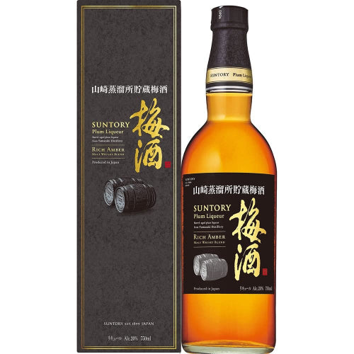 【ギフト プレゼント にも】【モルトウイスキーをブレンド】サントリー梅酒 山崎蒸溜所貯蔵梅酒 リッチアンバー [750ml お酒] [ギフトBox入り セット]