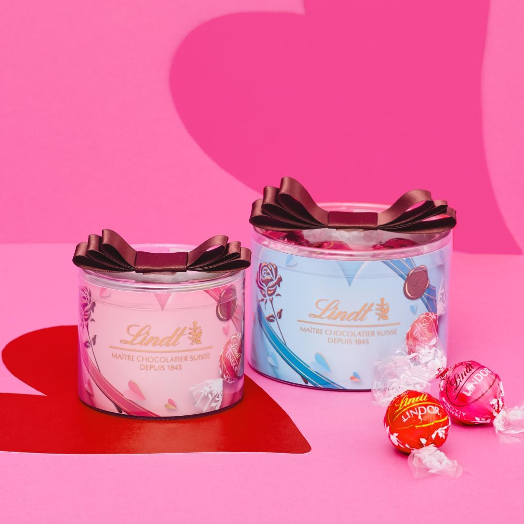 【Lindt公式】リンツ Lindt チョコレート リンドール リボンギフトボックス 14個入 バレンタイン ギフト ショッピングバッグS付