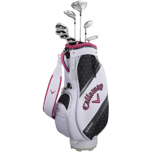 キャロウェイ (Callaway) クラブセット レディース SOLAIRE (8本セット, キャディバック, ヘッドカバー 付き)