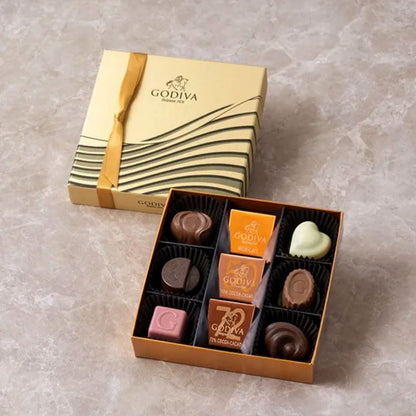 ゴディバ チョコ GODIVA ハートオブゴールドコレクション 6粒入 ギフトカード付 公式ショッパー付 バレンタイン プレゼント