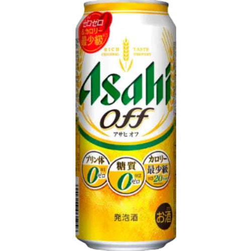 アサヒオフ アサヒ ビール500ml24本 発泡酒 【カロリー最小級/糖質ゼロ/プリン体ゼロ】