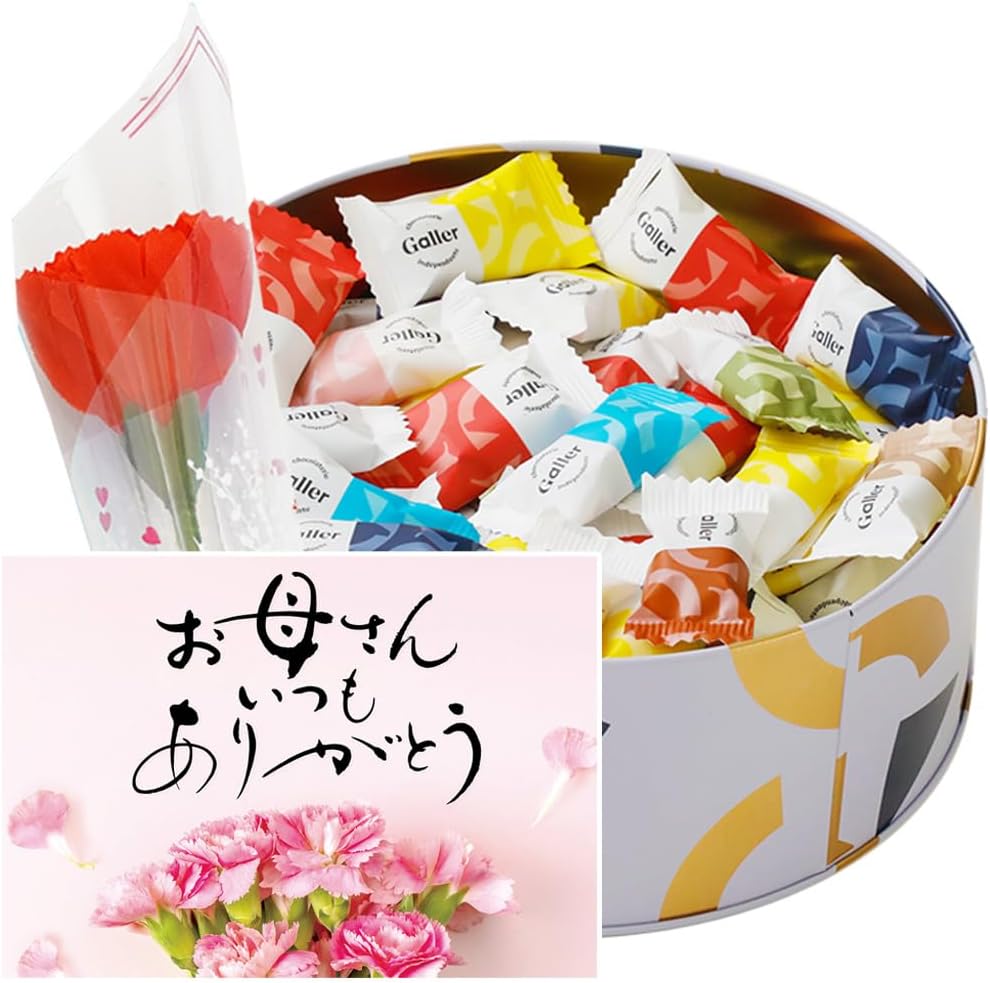 母の日 ギフト ガレー Galler チョコレート ベルギー王室御用達 ナノバー 30個入り 食べ物 お菓子 スイーツ 高級 ギフトカード 間違い探し 手さげ袋付き