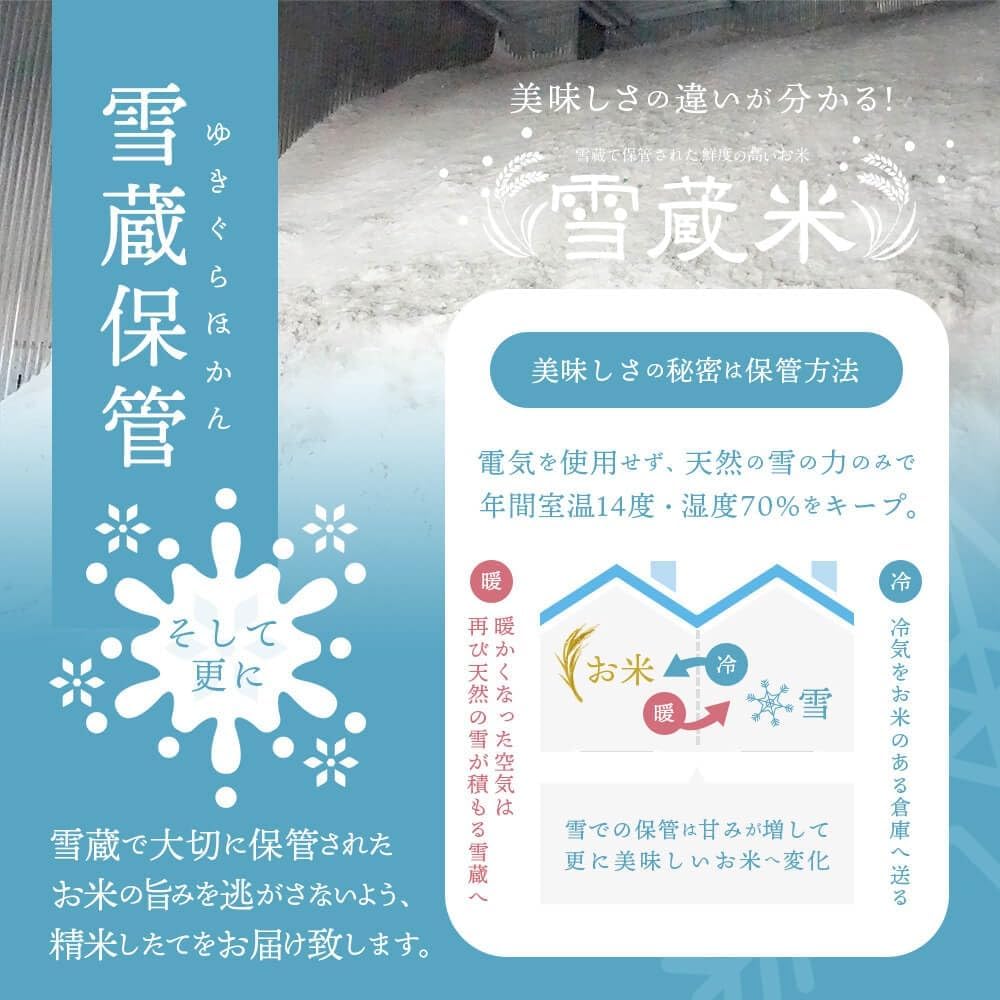 【令和7年産】新潟 岩船産 コシヒカリ 無洗米 5kg 特別栽培米 雪室保管 こしひかり お米 お米場田心