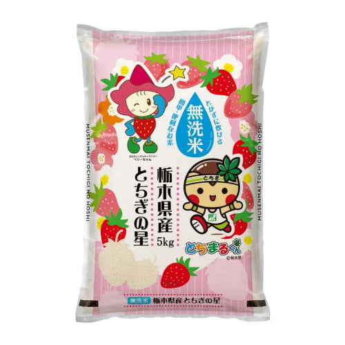 農業生産法人ワタナベ 令和7年産 無洗米 5kg お米 【 大粒 で冷めても美味しい 甘み旨み粒しっかり 】 栃木県 新ブランド とちぎの星 米 おこめ/ 5kg×1袋