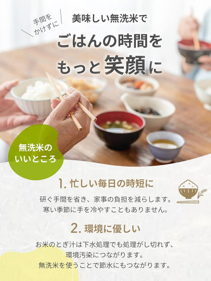 野沢農産 令和7年産 お米 長野県産 無洗米 (5kg, あきたこまち)