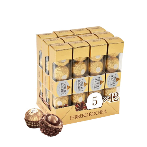 フェレロ ロシェ Ferrero Rocher ヘーゼルナッツミルクチョコレート菓子 ギフト 個包装 まとめ買い 手土産