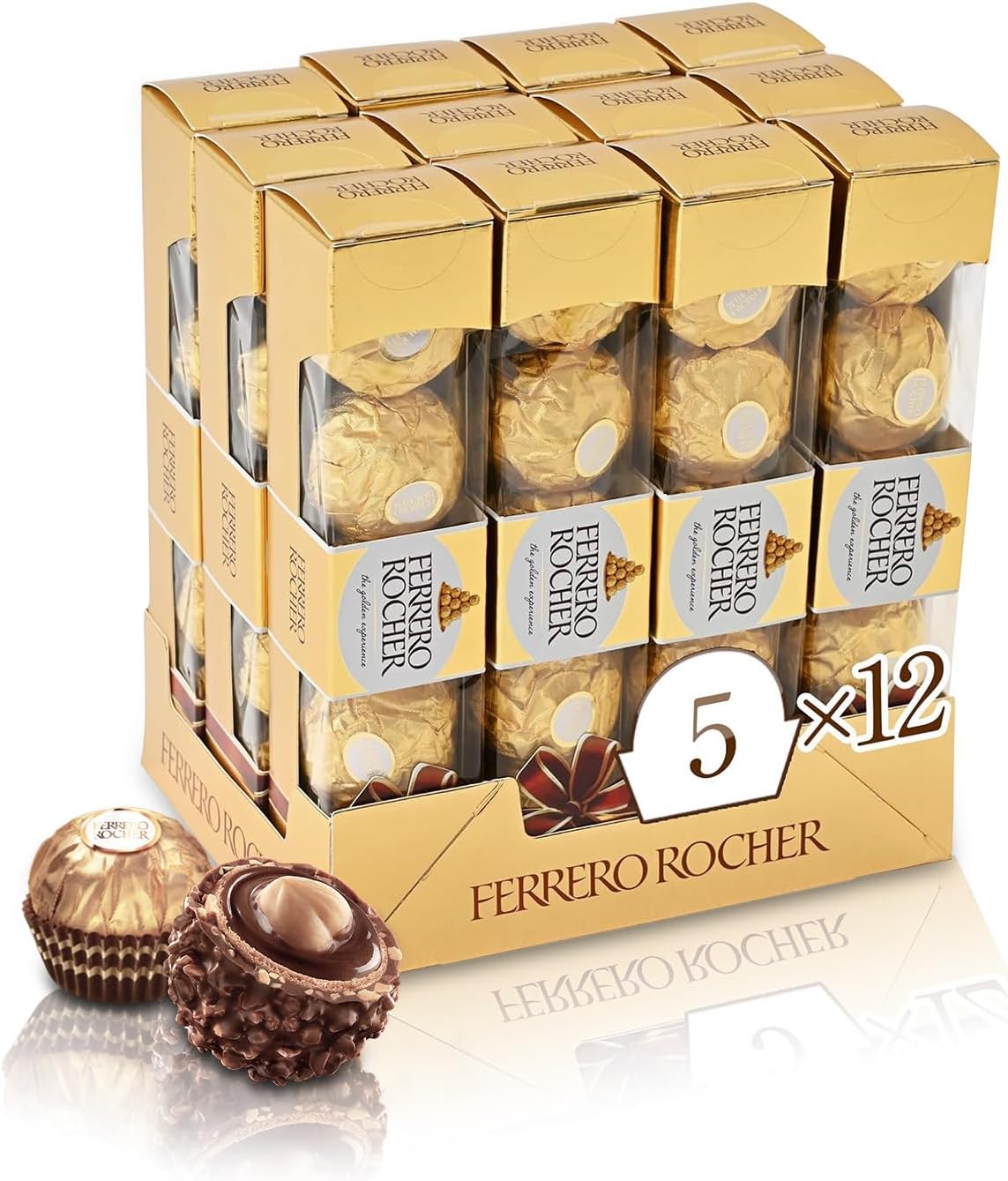 母の日 チョコレート フェレロ ロシェ オリジンズ Ferrero Rocher Origins チョコ プレゼント お菓子 ギフト 人気 おしゃれ 手土産 詰め合わせ 個包装 ヘーゼルナッツ ダークチョコレート アソート 詰め合わせ 24粒