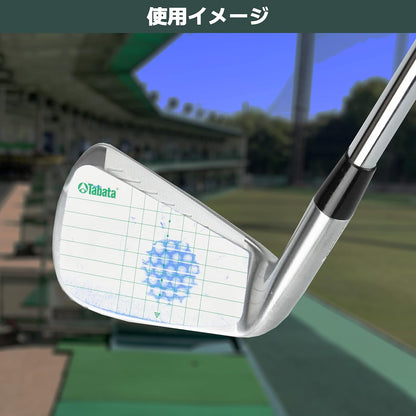 Tabata(タバタ) ゴルフ ショット マーカー ゴルフ練習用品 ショットセンサー 高粘着だが剥がしやすい インパクトマーカー 打球痕 飛距離アップ 打ちっ放し スイング練習 コントロール力が身につく スイング改善 ドライバー アイアン FW/UT