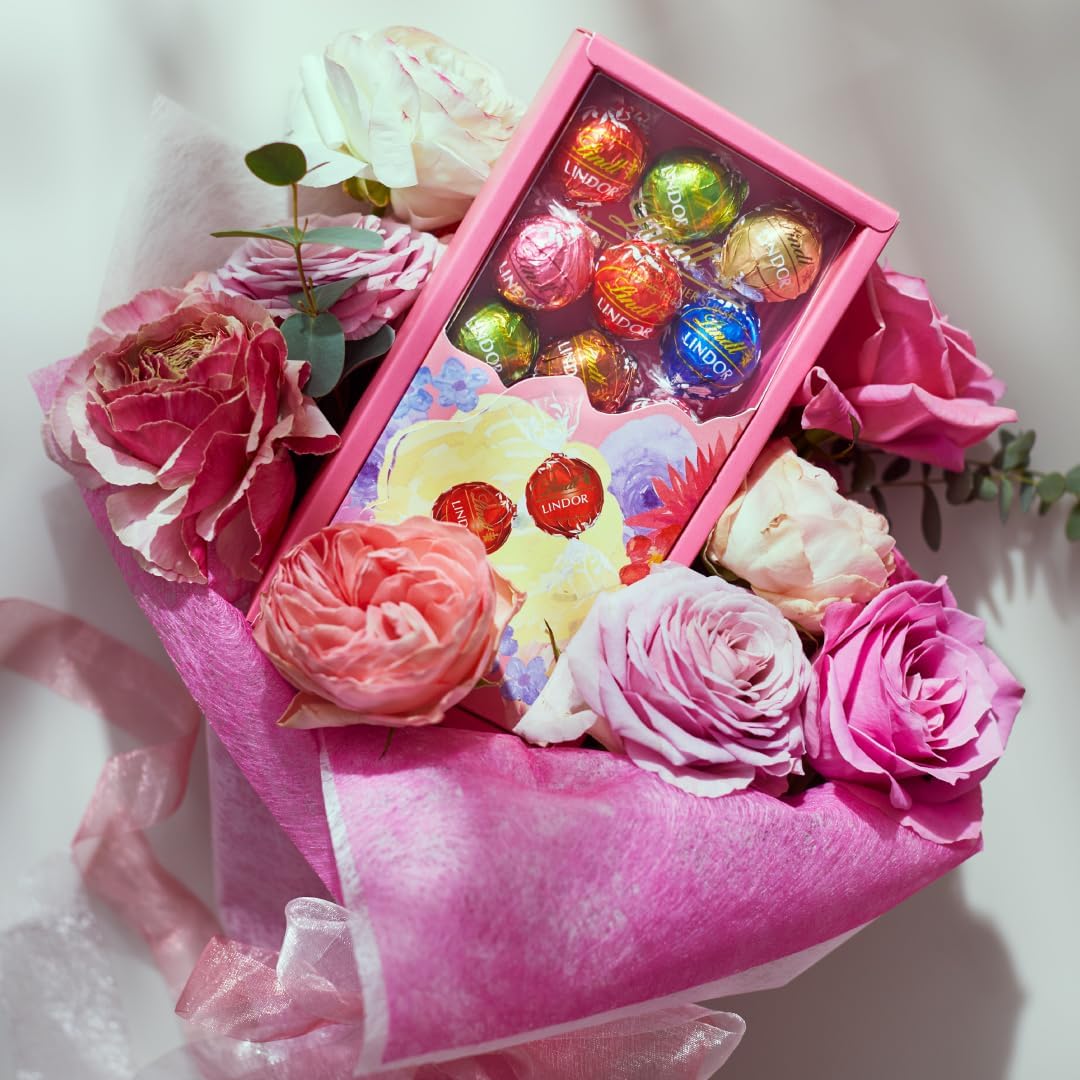 【 Lindt 公式】リンツ チョコレート リンドール ミニブーケボックス 母の日 ギフト 14個入