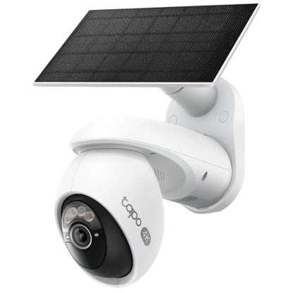 TP-Link Tapo 防犯カメラ ペットカメラ 屋外 ソーラー 監視カメラ みまもりカメラ 見守りカメラ スマホ対応 太陽光 Wi-Fi 4K 8MP 800万画素 パン/チルト 360°AI検知 フルカラー IP65 防水防塵 音声通話 Tapo C660 KIT