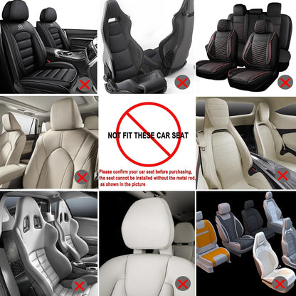 JZCreater ヘッドレスト 車 ネックピロー 旅行用ヘッドレスト U字型 180° 調整可能 睡眠姿勢サポート 取付簡単 子供と大人に適用（ブラック）