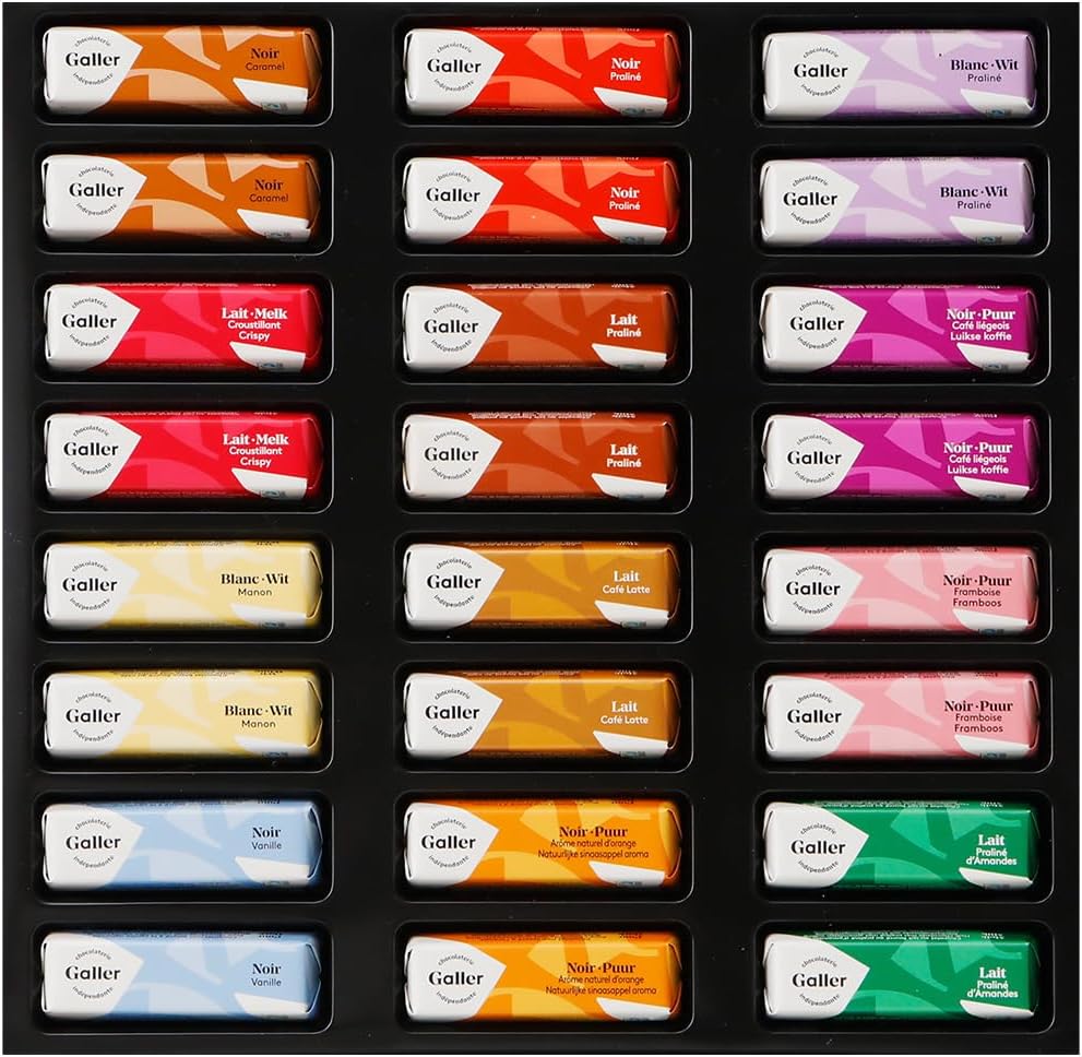 ガレー Galler チョコレート ベルギー王室御用達 ミニバー 10本入り 母の日 ギフト プレゼント スイーツ お菓子 個包装 お取り寄せ 手提げ袋付き