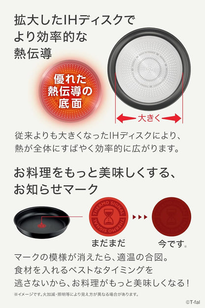 ティファール 取っ手のとれる 鍋 フライパンセット 3点セット ガス火専用 PFOAなどの有害物質不使用 「インジニオ･ネオ ファミリーセット3」 こびりつきにくさ長持ち ブラック L16390