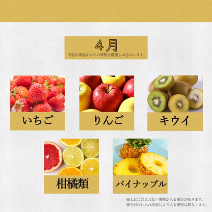 フルーツギフト 季節の果物 詰め合わせ「厳選」贈り物 ギフト プレゼント ありがとう お祝い 誕生日 お歳暮 お中元 季節 旬 果物 フルーツ (S)