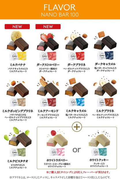ガレー Galler チョコレート ベルギー王室御用達 ナノバー 30個入り 母の日 ギフト スイーツ お菓子 個包装 お取り寄せ 手さげ袋付き
