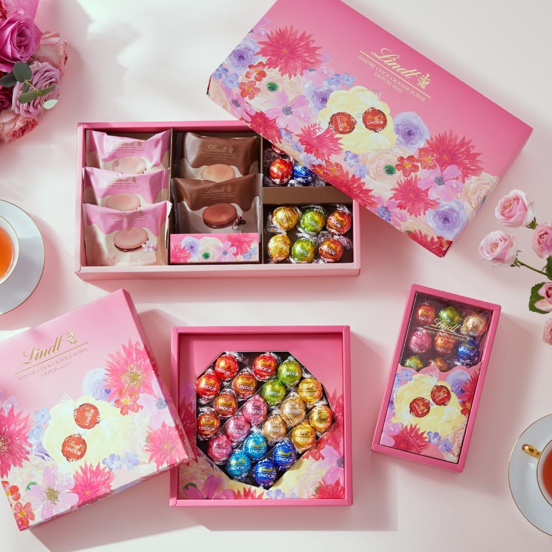 【 Lindt 公式】リンツ チョコレート リンドール ブーケボックス 母の日 ギフト 20個入