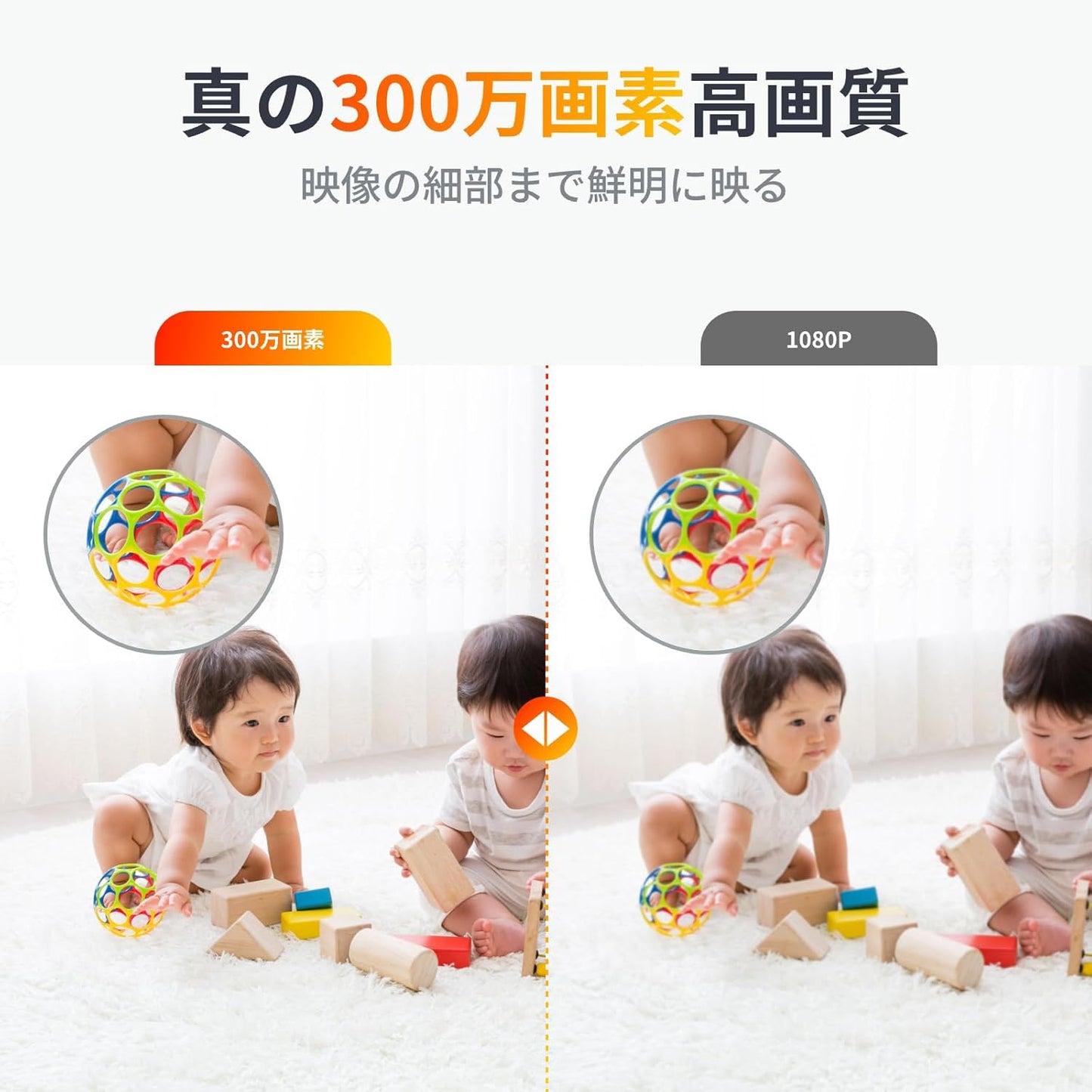 【Works with Alexa認定】 SwitchBot 防犯カメラ 300万画素 監視カメラ アプリ通知 遠隔確認 動体検知 自動追跡 ナイトビジョン 双方向音声通話 パン/チルト カラーナイトビジョン 室内 スイッチボット 見守りカメラ Plus 3MP 3年保証
