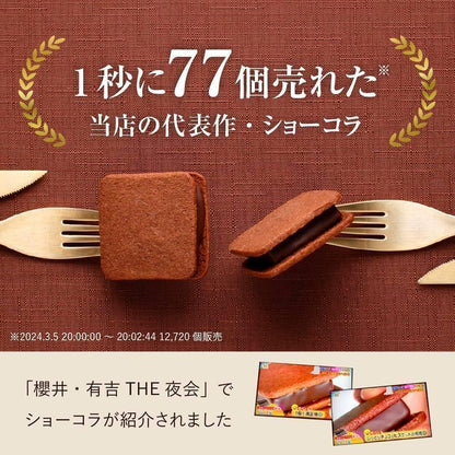 VANILLABEANS バニラビーンズ ショーコラ&パリトロセット 4個入(春仕様包装紙) 手提げ袋付き 個包装 春ギフト チョコレート ギフト プレゼント 手土産 ご褒美 スイーツ チョコサンド