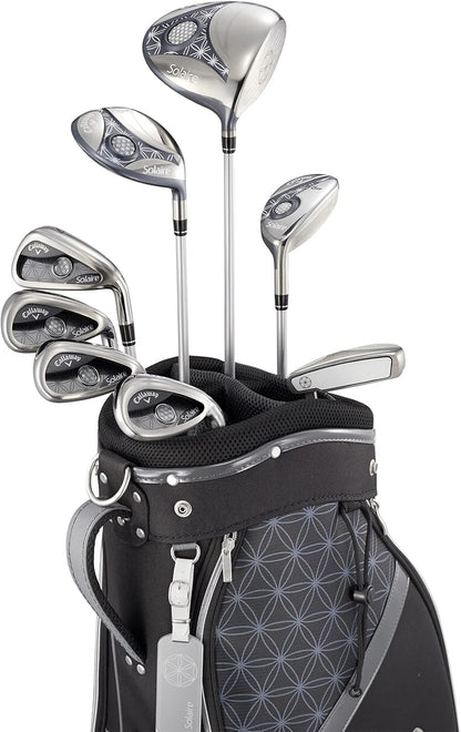 キャロウェイ (Callaway) クラブセット レディース SOLAIRE (8本セット, キャディバック, ヘッドカバー 付き)